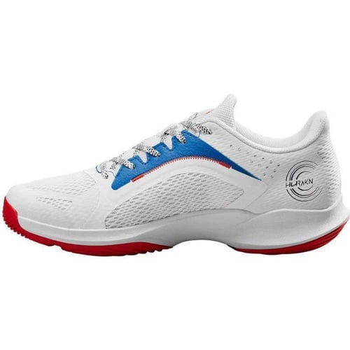 Wilson hurakn 2.0 white blue red shoes