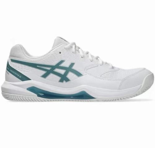 Asics gel dedicate 8 padel white pine green sneake...