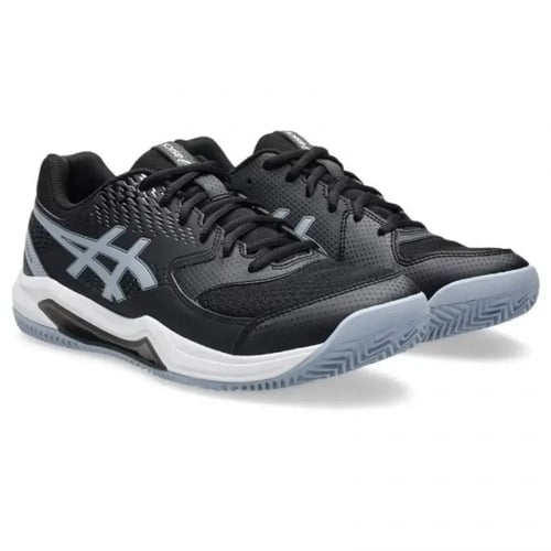 Asics gel dedicate 8 clay black gray blue Shoes