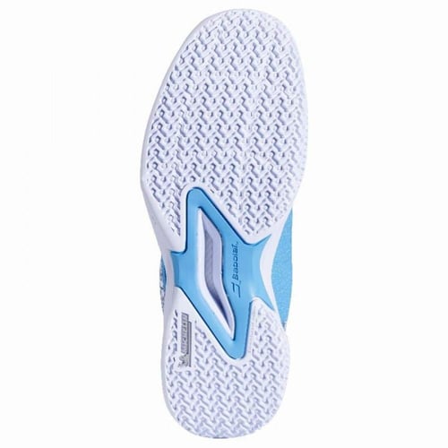 Babolat jet premura 2 cyan blue white junior sneak...