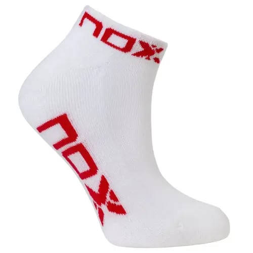 Socks nox ankle white red 1 pair
