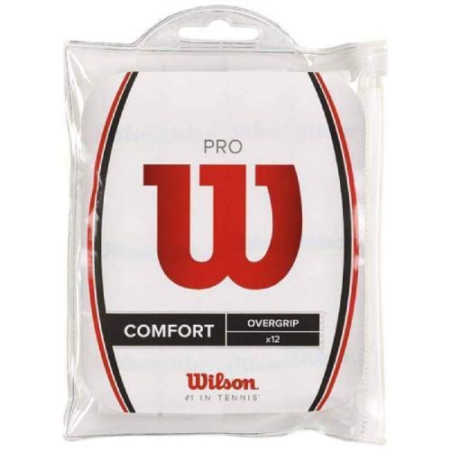 Wilson 12 Overgrips Pro White