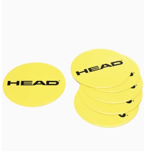 Head Target marker 6 pack round-yellow