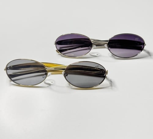 ‏ Bottega veneta Sardine oval-frame