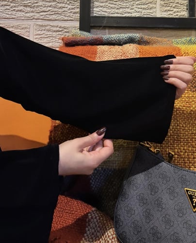 عباية أكمام مخمل