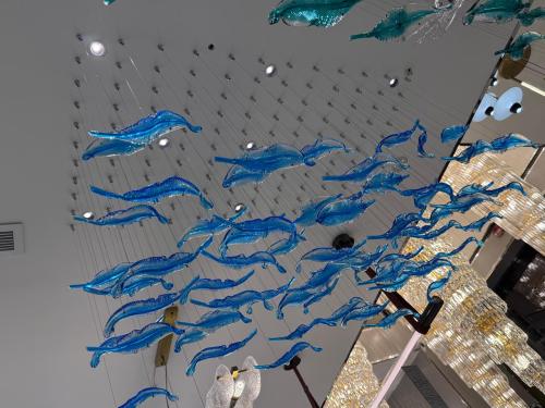 ثريا اوراق مستطيلة طول متر ونص وعرض 80سم عدد الاور...