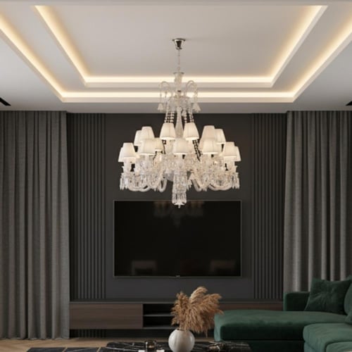 ثريا مورانو بكرات لون فضي 24 لمبات