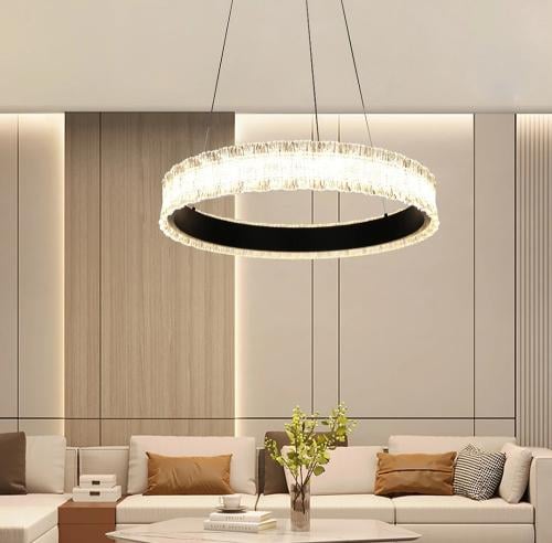 Modern black chandelier size 40cm, lighting color,...
