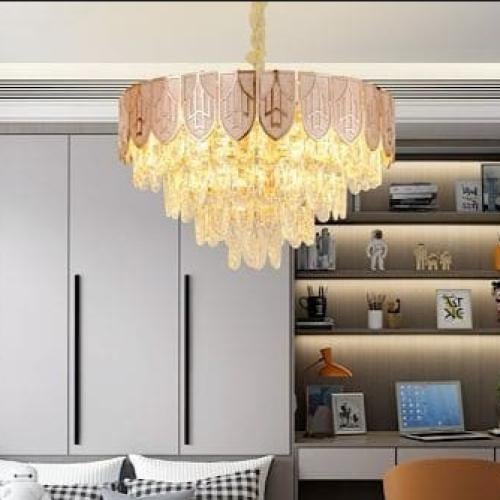 ثريات سقف مقاس 60 سم مودرن كريستال ستايل اوروبي