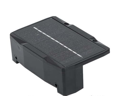 Solar energy flashlight black color lighting 7 colors RGB