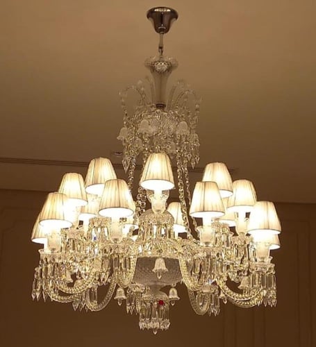 ثريا مورانو بكرات لون فضي 15 لمبات