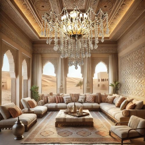 نجف 24 لمبه كرستال ذهبي E14*