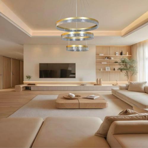 علاقي مودرن ثلاثي ذهبي لون الانارة 3اضاءات 250W