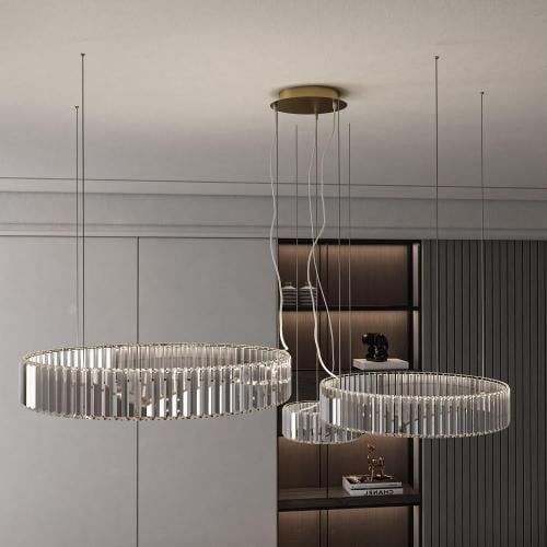 ثريا معلقة LED دوائر متداخلة-N