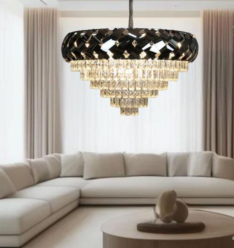 Modern silver chandelier E14*15L 80 cm diameter