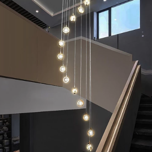 نجف إليجانت برايم علاقي ذهبي مع لون الانارة 3اضاءا...