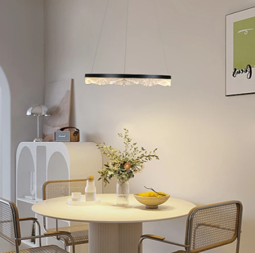Black chandelier, lighting color, 3 lights, 30 wat...