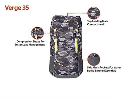 ويالتكرافت حقيبة سفر صغيرة سوداء اللون 35 لترًا و...