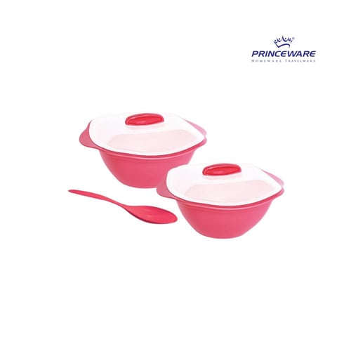 طقم أوعية تقديم بلاستيكية من برينس وير مكون من 3 ق...