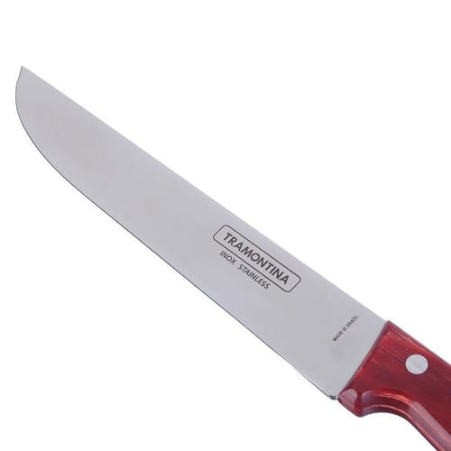 سكين مطبخ ترامونتينا بولي وود من الفولاذ المقاوم ل...