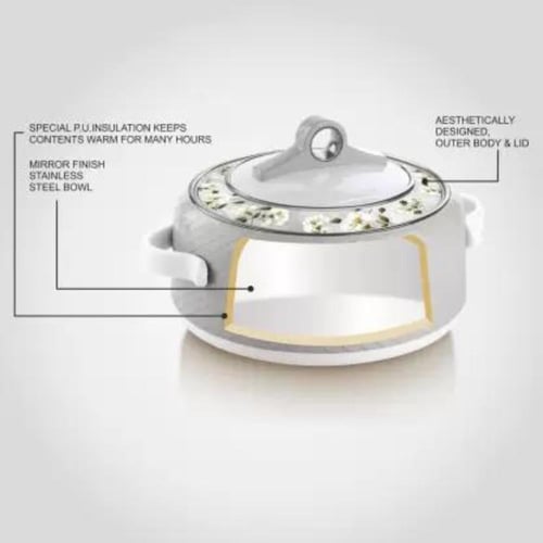 طقم طاجن ناياسا ديلوكس كورال المعزول، 4 قطع، سعة 5...