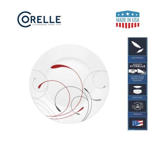 كورللي طبق غداء مقاس 8-1/2 سم مصنوع من أفضل مادة ز...