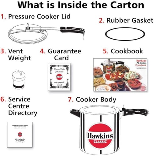 طنجرة ضغط هوكينز الكلاسيكية المصنوعة من الألومنيوم...