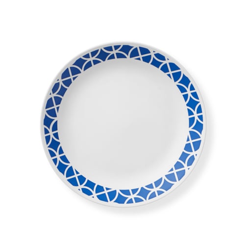كورللي طبق عشاء دائري من الكوبالت مقاس 26 سم مصنوع...