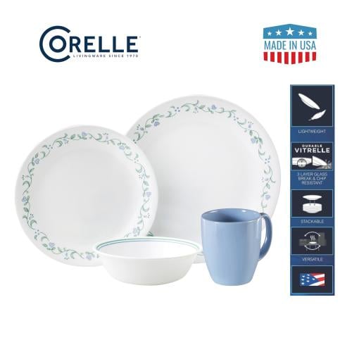 مجموعة أدوات العشاء الريفية من كوريل ليفينج وير، أ...