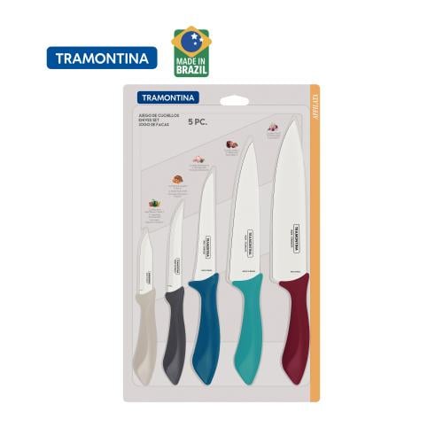 طقم سكاكين ترامونتينا أفيلاتا بشفرات من الفولاذ ال...