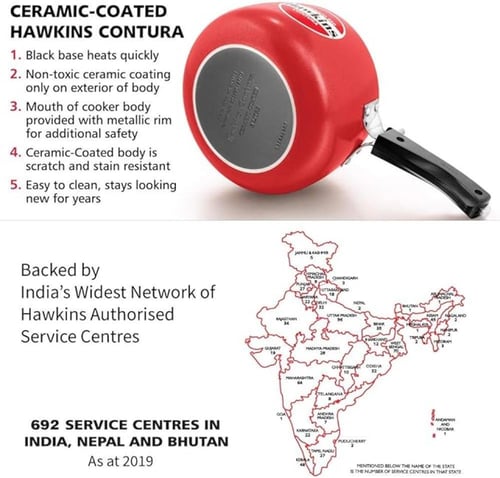 Hawkins Coيتمتع قدر الضغط Hawkins Contura المطلي ب...
