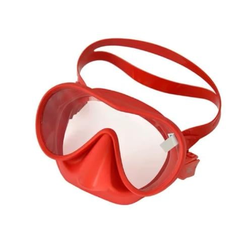 نظارة غوص لون أحمر