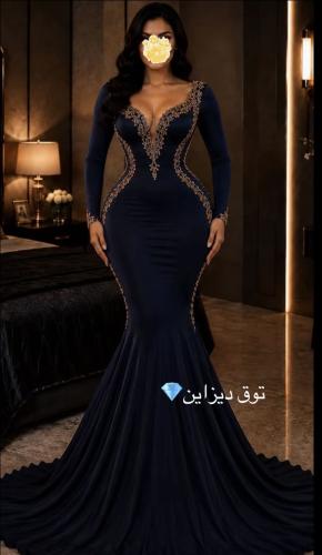 فستان كحلي