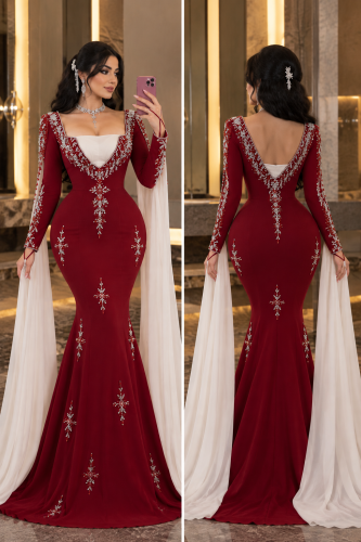فستان احمر