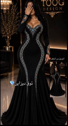 فستان اسود
