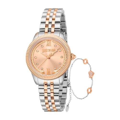 ساعة جست كافالي نسائية + سوار