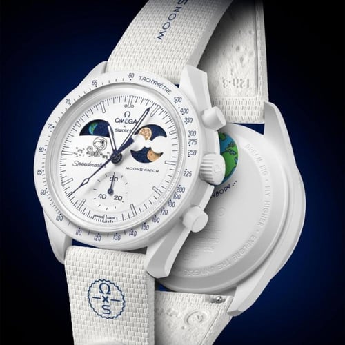 ساعة أوميغا × سواتش مهمة إلى إيرث فيز مون شاين جول...