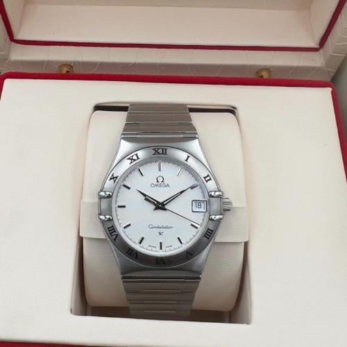 ساعة اوميغا كونستليشن أستيل رجالي مقاس 34 ملم
