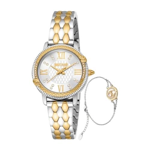 ساعة جست كافالي نسائية + سوار