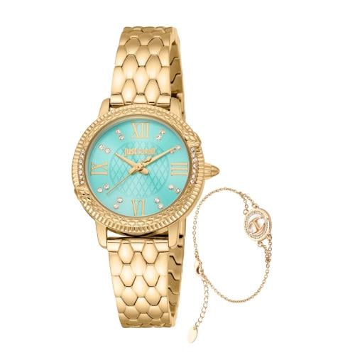 ساعة جست كافالي نسائية + سوار