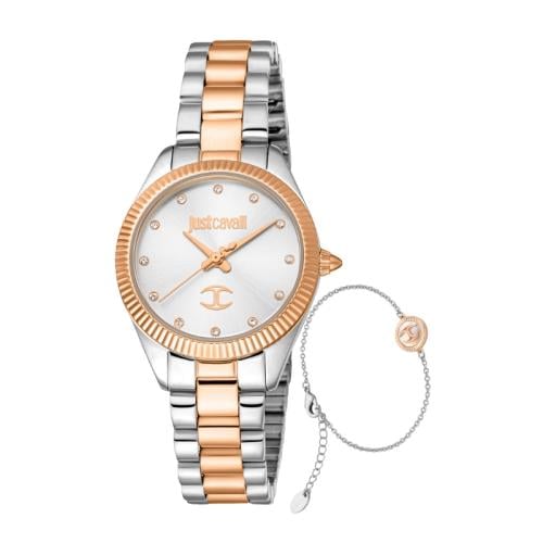 ساعة جست كافالي نسائية + سوار