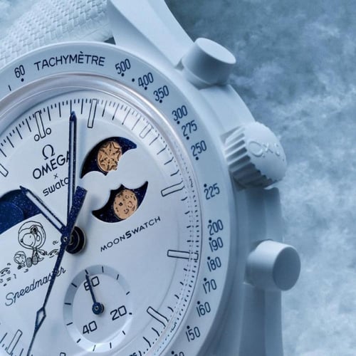 ساعة أوميغا × سواتش مهمة إلى إيرث فيز مون شاين جول...