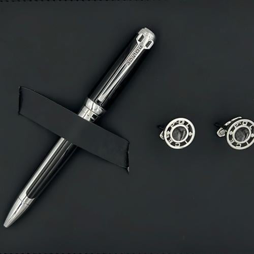 طقم قلم + كبك ماركة بوليس