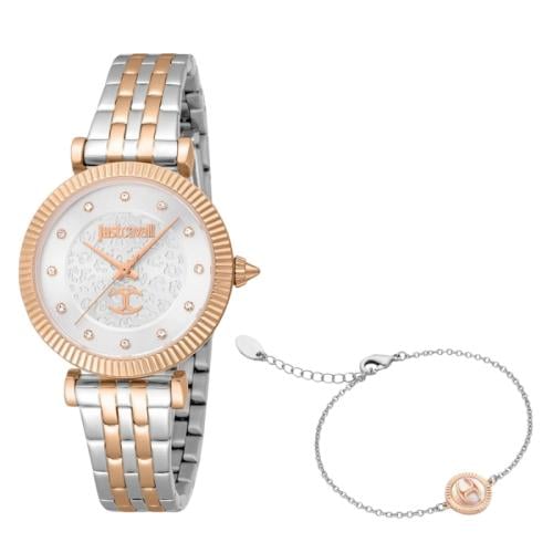 ساعة جست كافالي نسائية + سوار