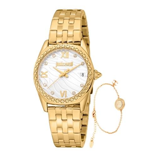 ساعة جست كافالي نسائية + سوار