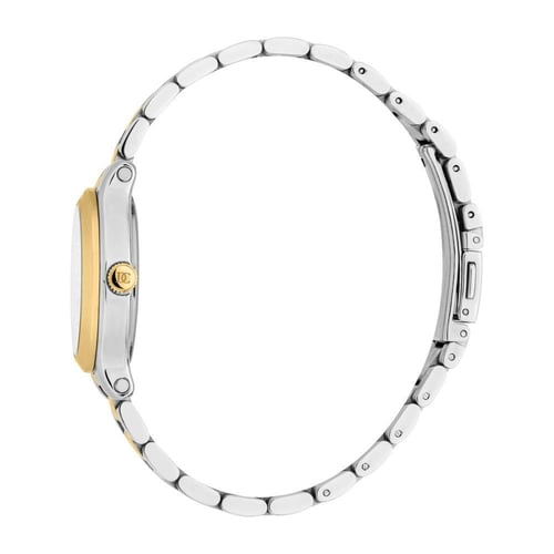 ساعة ديتشي نسائية كوارتز ستانلس ستيل فضي ذهبي مينا...