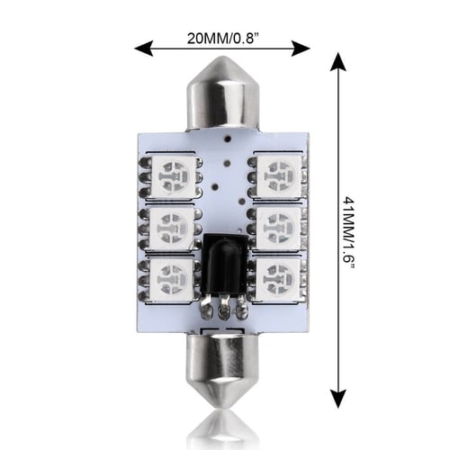 شريحتين اضاءة ملونة للسيارة مع ريمونت كنترول للسيا...