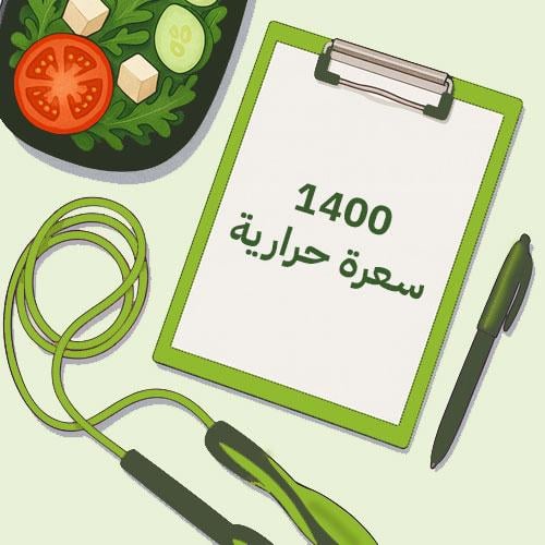 1400 سعرة حرارية