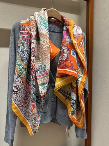 سكارف هيرميس مقاس 140*140 سم