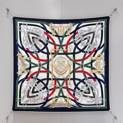 Hermes scarf 90*90 cm, 2026 edition